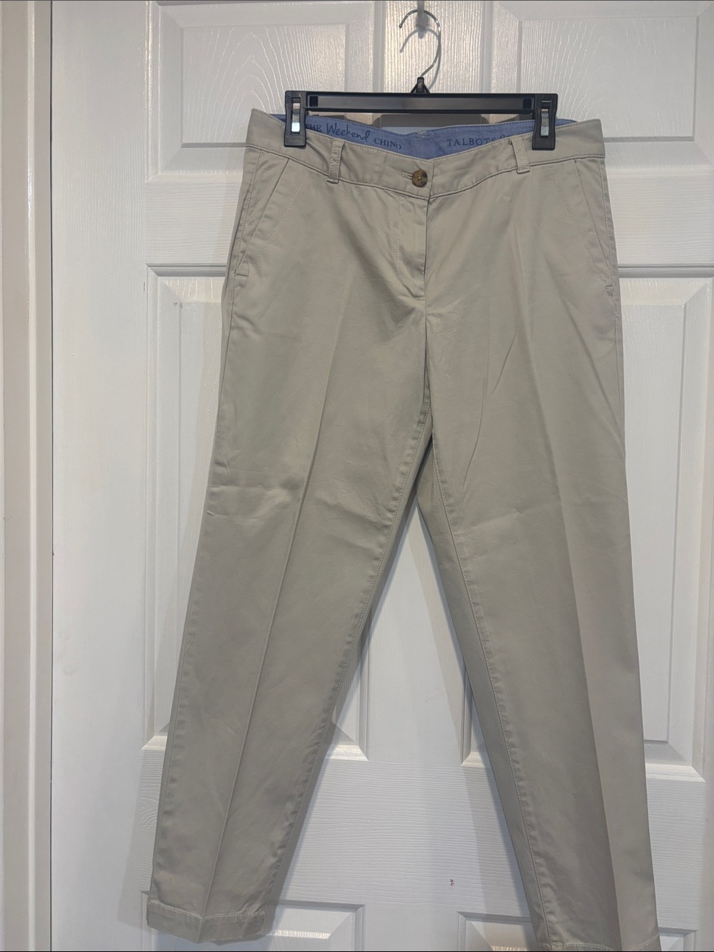 Talbots Women’s Light Beige Straight Chinos